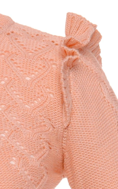 Shop Lena Hoschek Banana Print Sweater In Pink