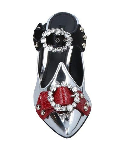 Shop Dolce & Gabbana Mules & Clogs In Silver