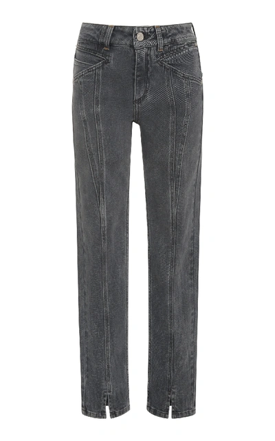 Shop Givenchy High-rise Skinny Jeans In Grey