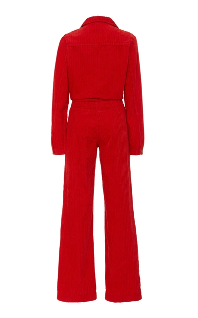 Shop Blanche Alma Corduroy Jumpsuit In Red