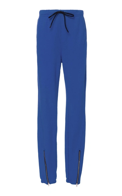 Shop Cotton Citizen Milan Zip Joggers In Purple