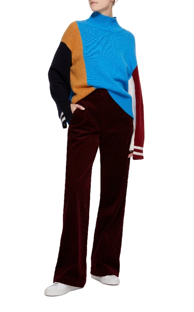 Shop Mrz Color Block Sweater In Multi