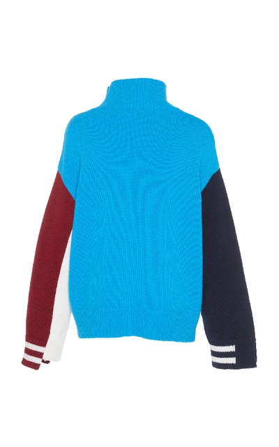 Shop Mrz Color Block Sweater In Multi