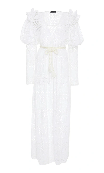 Shop Azulu Tahiti Cotton Kimono In White