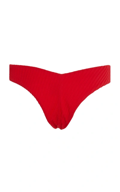 Shop Fella Chad Cheeky Bikini Bottom In Red