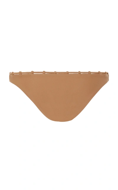 Shop Jade Swim Chain Reaction Bikini Bottom In Brown