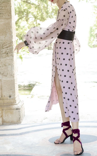 Shop Silvia Tcherassi M'o Exclusive Trebol Dress In Pink