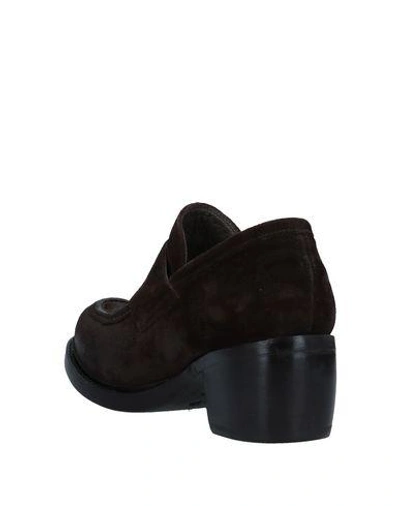 Shop Rocco P Loafers In Dark Brown