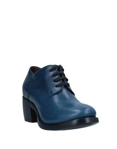 Shop Rocco P Lace-up Shoes In Blue