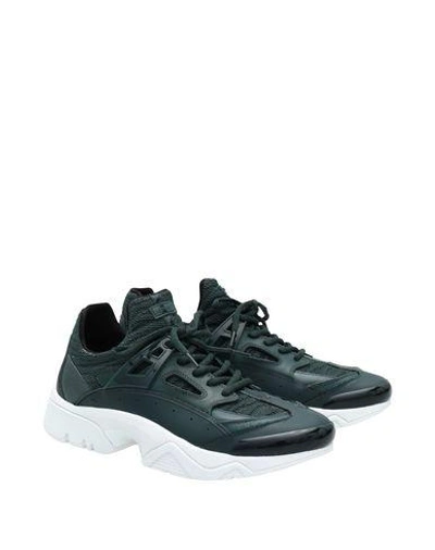 Shop Kenzo Sneakers In Deep Jade