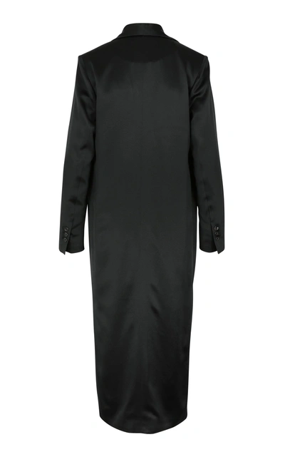 Shop La Collection Adeline Silk Jacket In Black