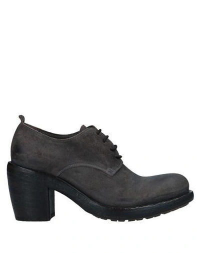 Shop Rocco P Laced Shoes In Lead