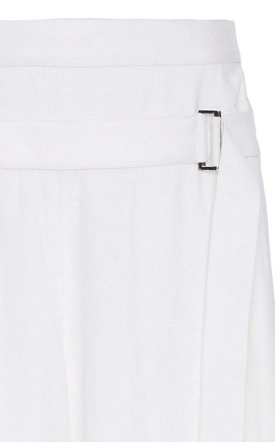 Shop Dion Lee Wide-leg Holster Pants In White