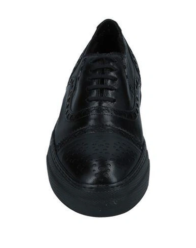 Shop Rocco P Lace-up Shoes In Black