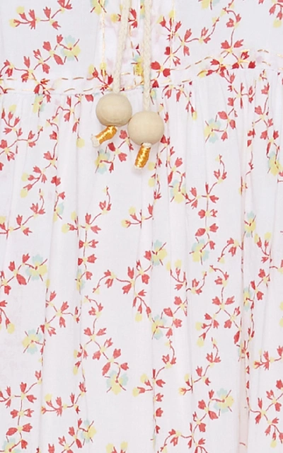 Shop Yvonne S Cotton Voile Floral-print Maxi Dress