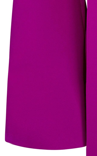 Shop Safiyaa Calliope Overlay Trouser In Purple