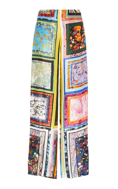 Shop Rosie Assoulin Pajama Pant In Multi