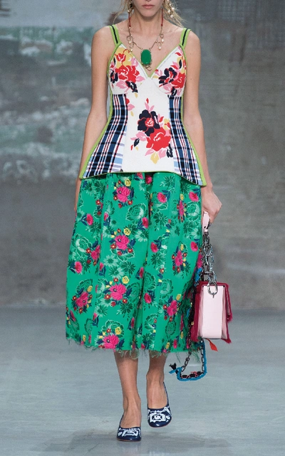 Shop Marni Floral Tank Top