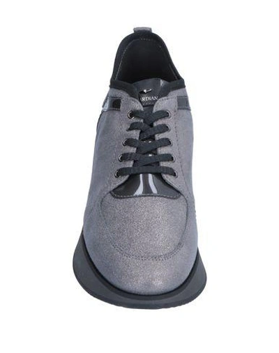 Shop Alberto Guardiani Sneakers In Grey