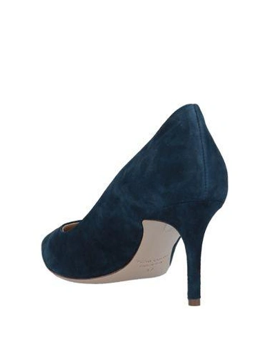 Shop Deimille Woman Pumps Slate Blue Size 6 Soft Leather