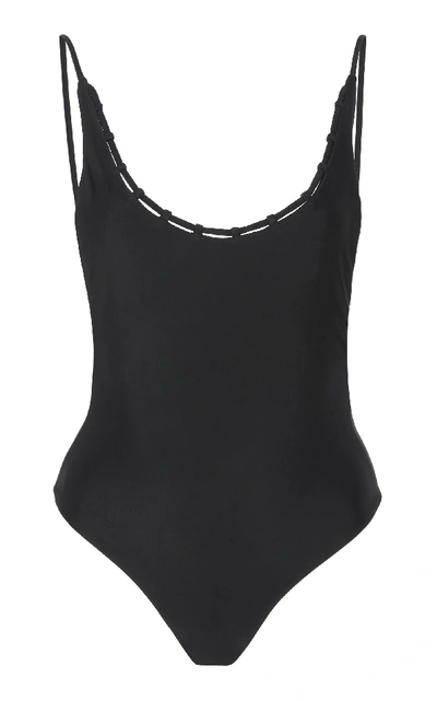Shop Jade Swim Chain Reaction Swimsuit In Black
