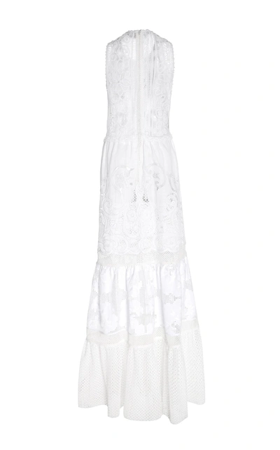 Shop Martha Medeiros Carmim Maxi Dress In White