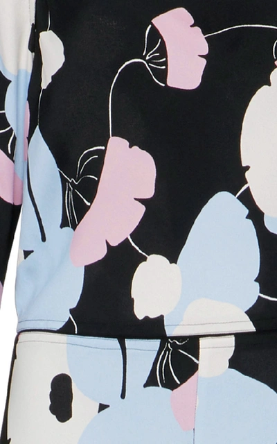 Shop Marni Long Sleeve Dress In Print