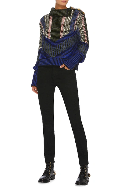 Shop Peter Pilotto Intarsia-knit Sweater In Multi