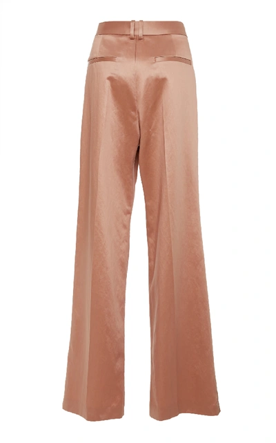 Shop Partow Kenga Coated Cotton Pant In Pink