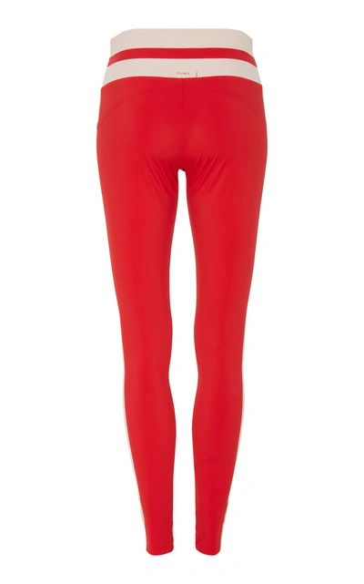 Shop Vaara Flo Tuxedo Gegging In Red