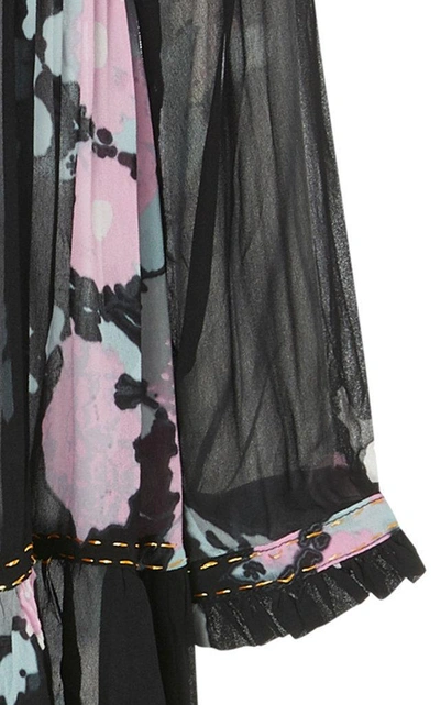 Shop Yvonne S Floral Cotton Voile Maxi Dress