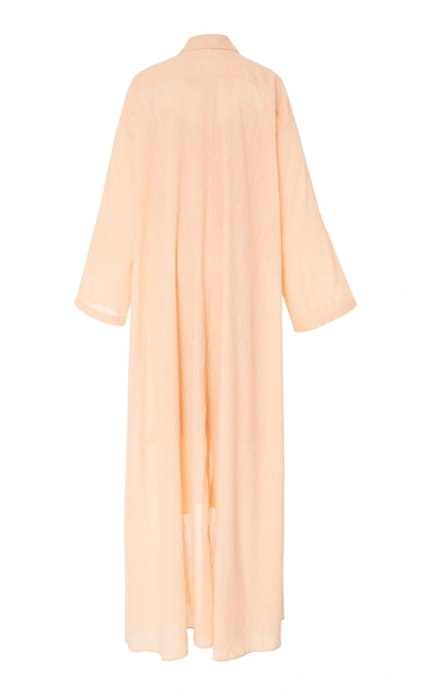 Shop Noon By Noor Beck Cotton Maxi Dress In Pink