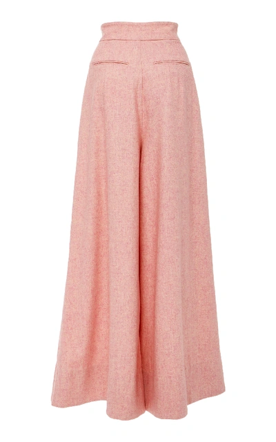 Shop Acler Cunningham Wide Leg Pant In Pink