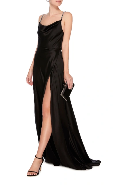 Shop Markarian M'o Exclusive Farewell-to-spring Dress In Black