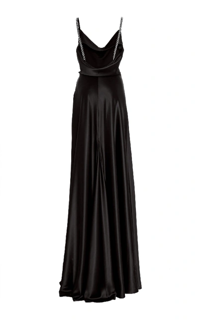 Shop Markarian M'o Exclusive Farewell-to-spring Dress In Black