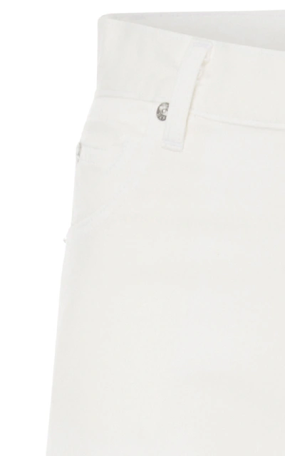 Shop Eve Denim Charlotte High-rise Wide-leg Jeans In White