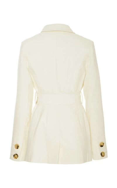 Shop Beaufille Umera Multi-pocket Jacket In White