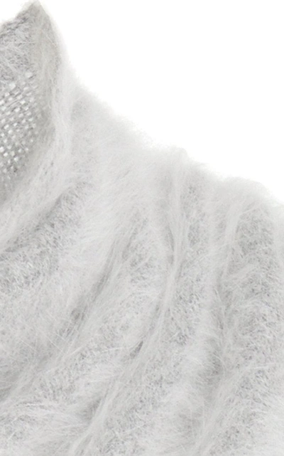 Shop Yeon M'o Exclusive Naomi Angora-blend Sweater In Grey