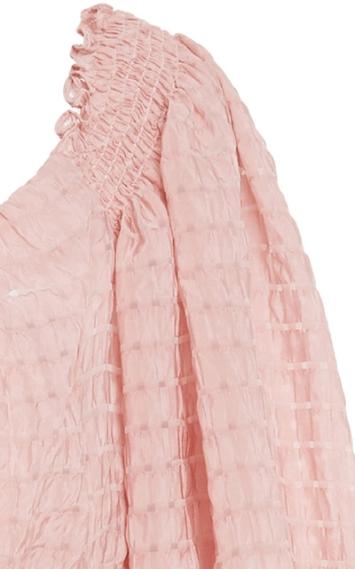 Shop Cult Gaia Malia Bustier Peasant Dress In Pink