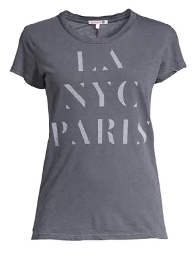 Shop Sundry City Boy T-shirt In Pigment Charcoal