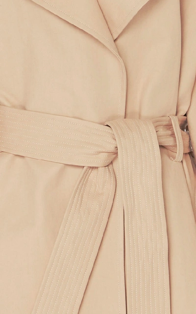 Shop Martin Grant Stitched Trench Coat In Neutral