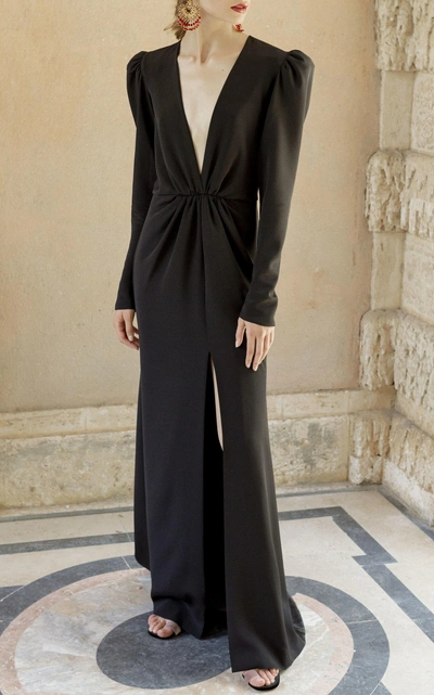 Shop Silvia Tcherassi M'o Exclusive Caeli Dress In Black