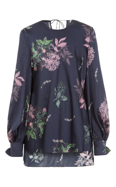 Shop Lake Studio M'o Exclusive Floral Long Sleeve Top