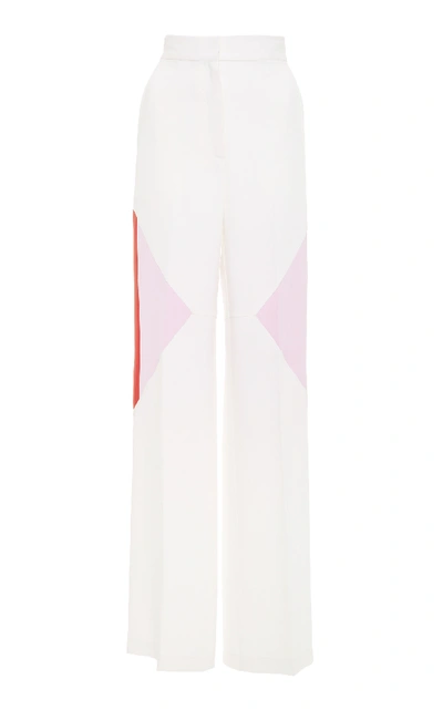 Shop Wendelborn High Waisted Track Pant In White