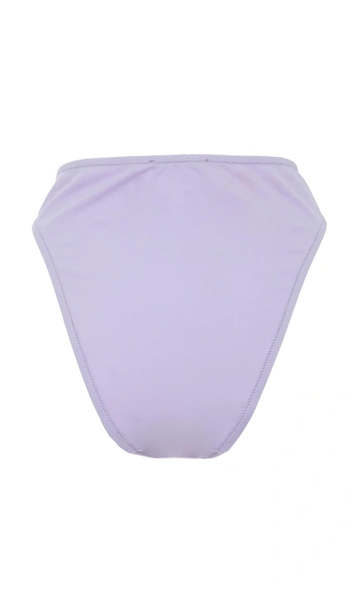 Shop Sian Swim Mara High Waisted Bikini Bottoms In Purple
