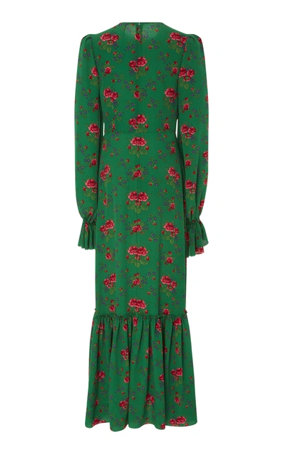 Shop The Vampire's Wife Ruffled Riding Dress In Green