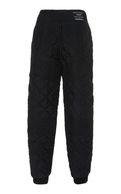 Shop Proenza Schouler Quilted High-waist Pants In Black