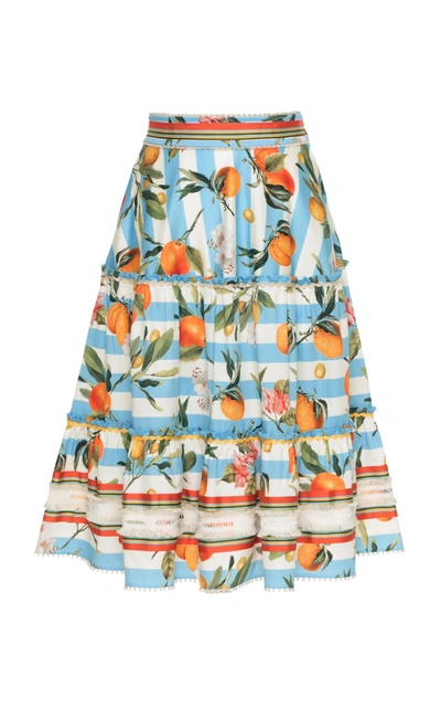 Shop Lena Hoschek Juicy Playful Skirt In Print