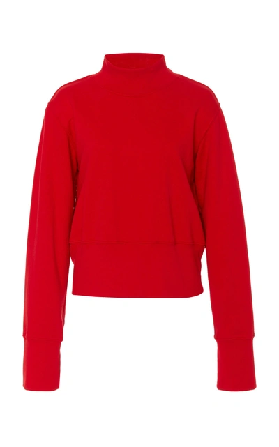 Shop Cotton Citizen Milan Sweatshirt In Red