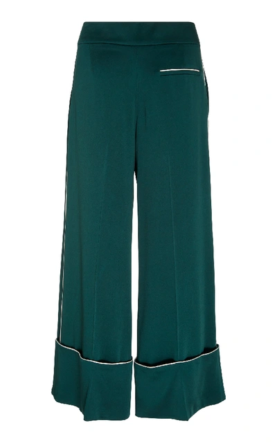 Shop Monse Wide Leg Pajama Pant In Green